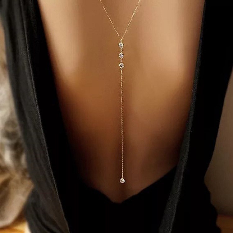 Body Jewelry Rhinestone - Новое сексуальное женское ожерелье со стразами