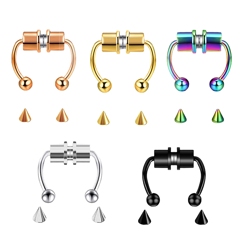 Body Jewelry Septum - Женское кольцо для носа с поддельным