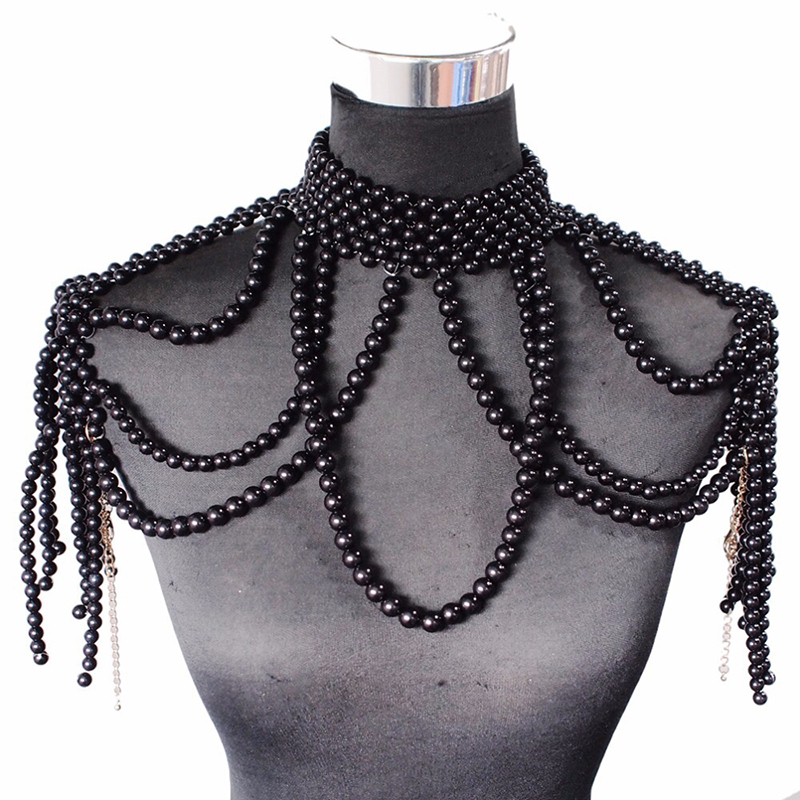 Body Jewelry Brands - Модная жемчужная цепочка на плечо, ювелирное