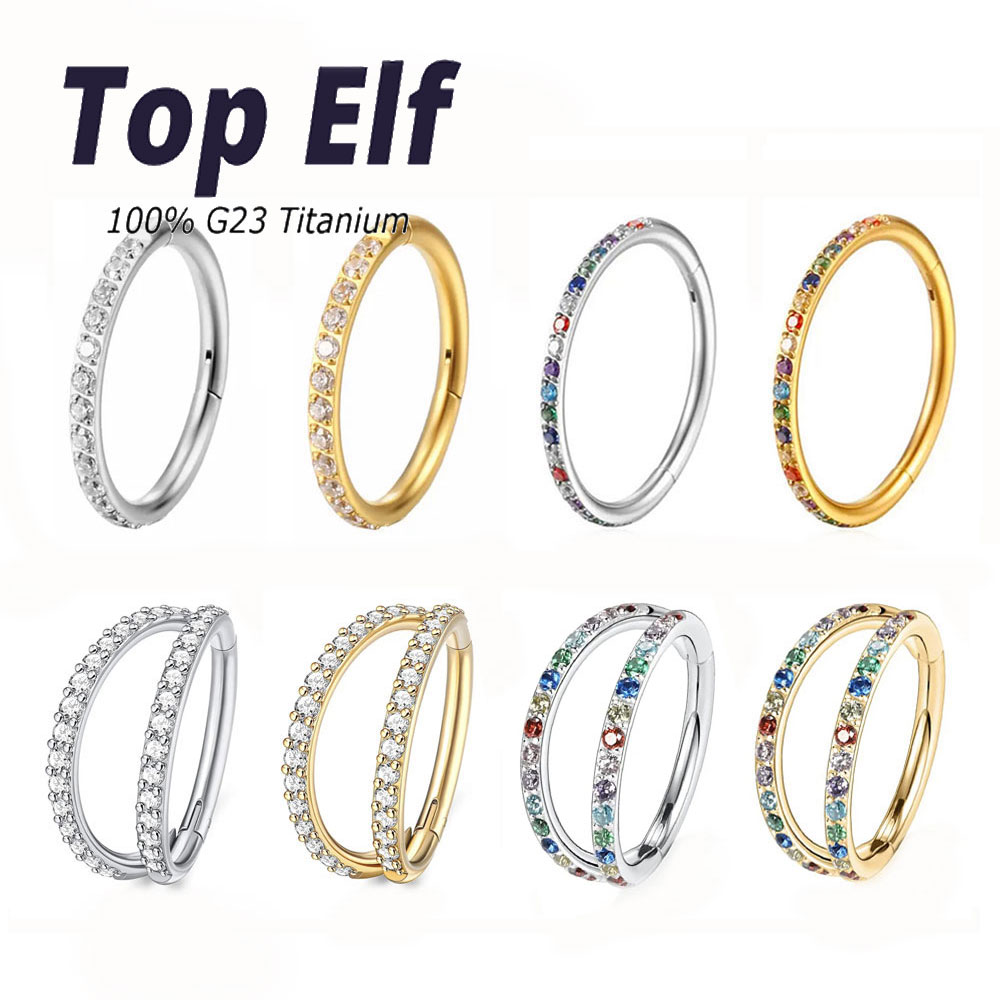 Helix Cartilage Ring - Модные украшения 16 г G23 Титановое