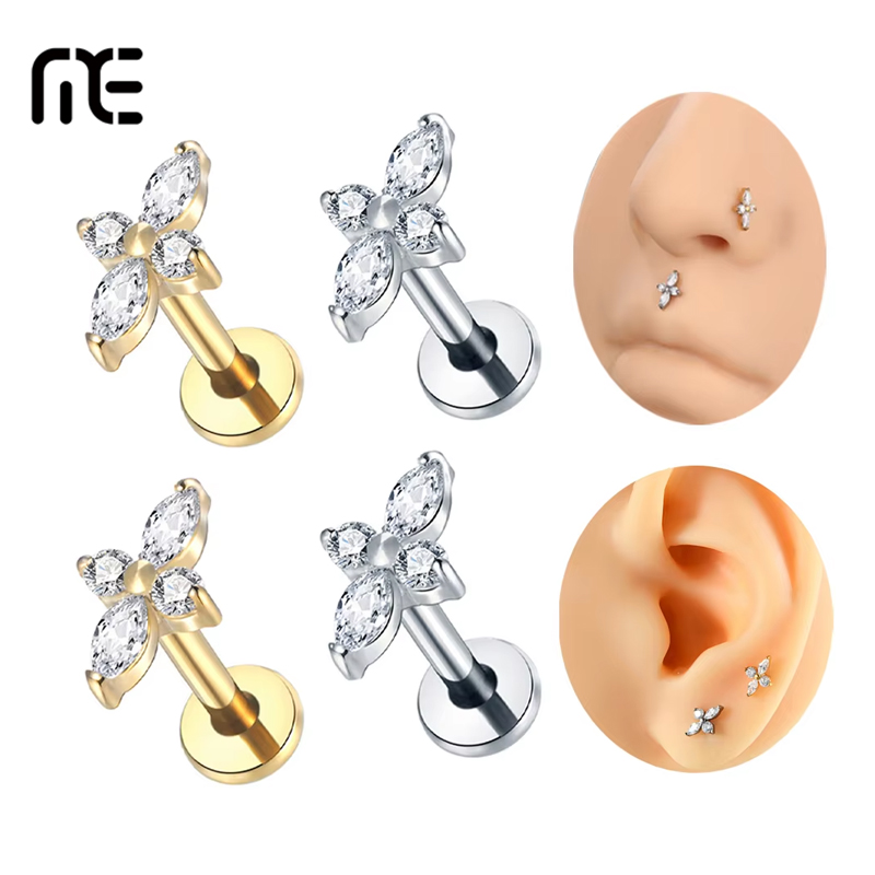 Helix Cartilage Ring - 1 шт. титановый лабрет G23 для