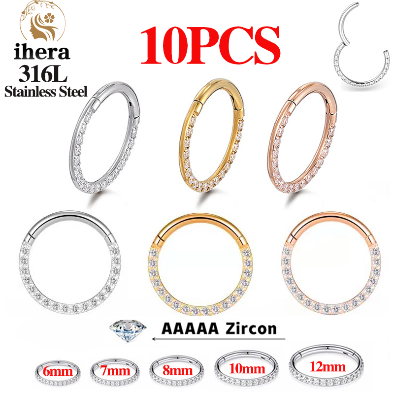 Body Jewelry Septum - 1/10 шт. Кольца для носа из