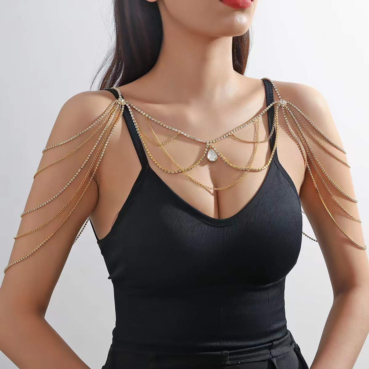 Body Jewelry Rhinestone - Горячая продажа и взрывная геометрическая страза,