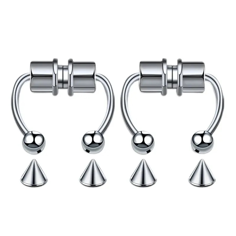 1/2/3 шт. фальшивые магнитные  – обзор и цена Body Jewelry Septum