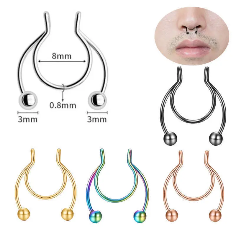 U-образное искусственное кольц – обзор и цена Body Jewelry Septum