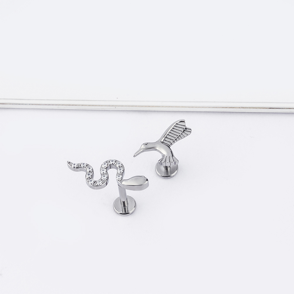 Серьги-гвоздики из титана, 16  – обзор и цена Body Jewelry Septum