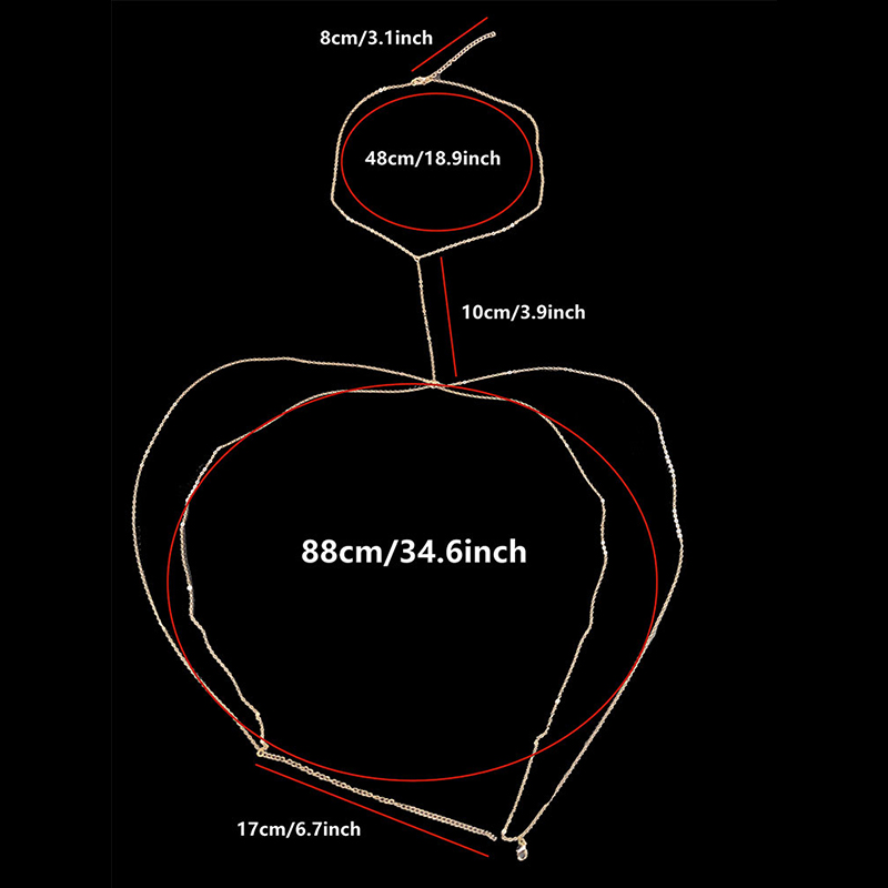 Ювелирные изделия для тела, се – обзор и цена Body Jewelry Harness