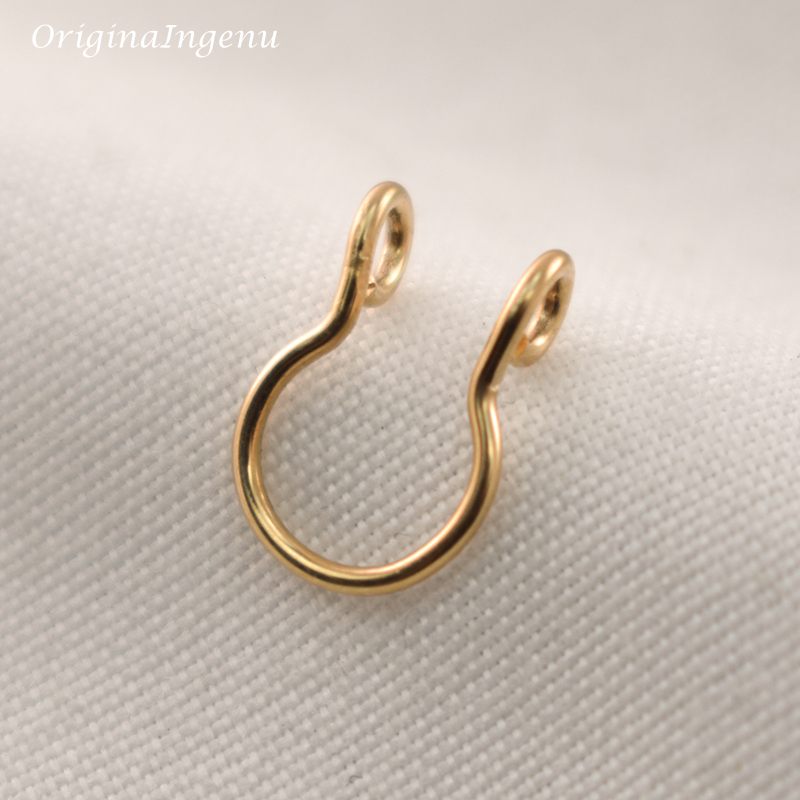 Кольцо для носа с имитацией по – обзор и цена Body Jewelry Septum