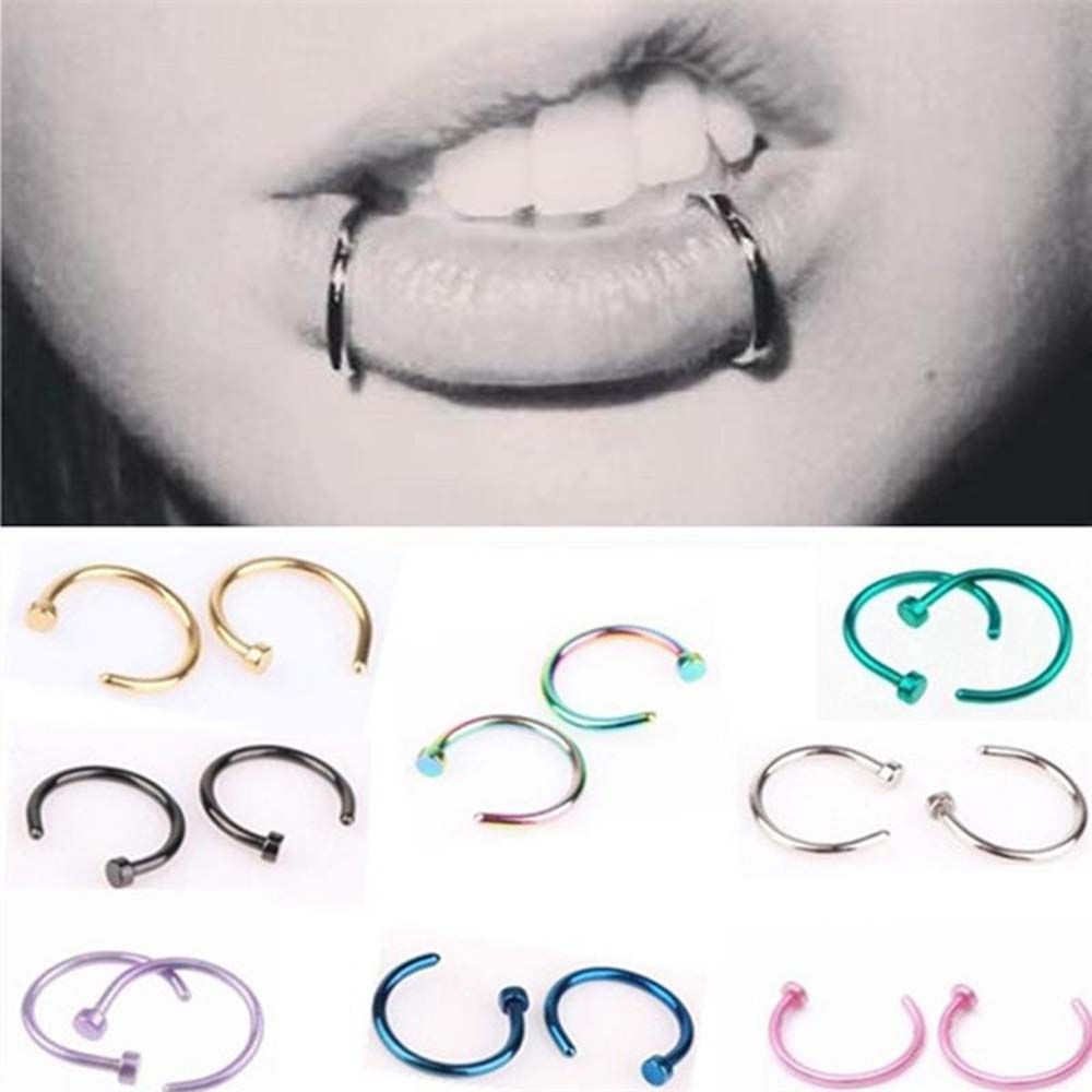 Тонкие серьги-гвоздики в форме – обзор и цена Body Jewelry Septum