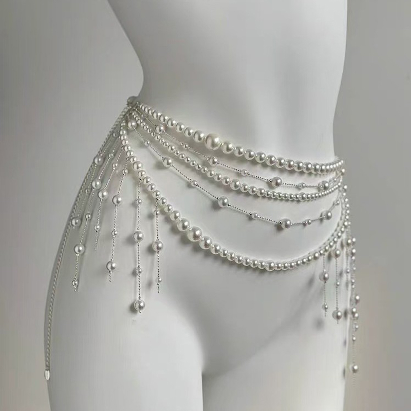 Женская поясная цепочка с жемч – обзор и цена Body Jewelry Brands