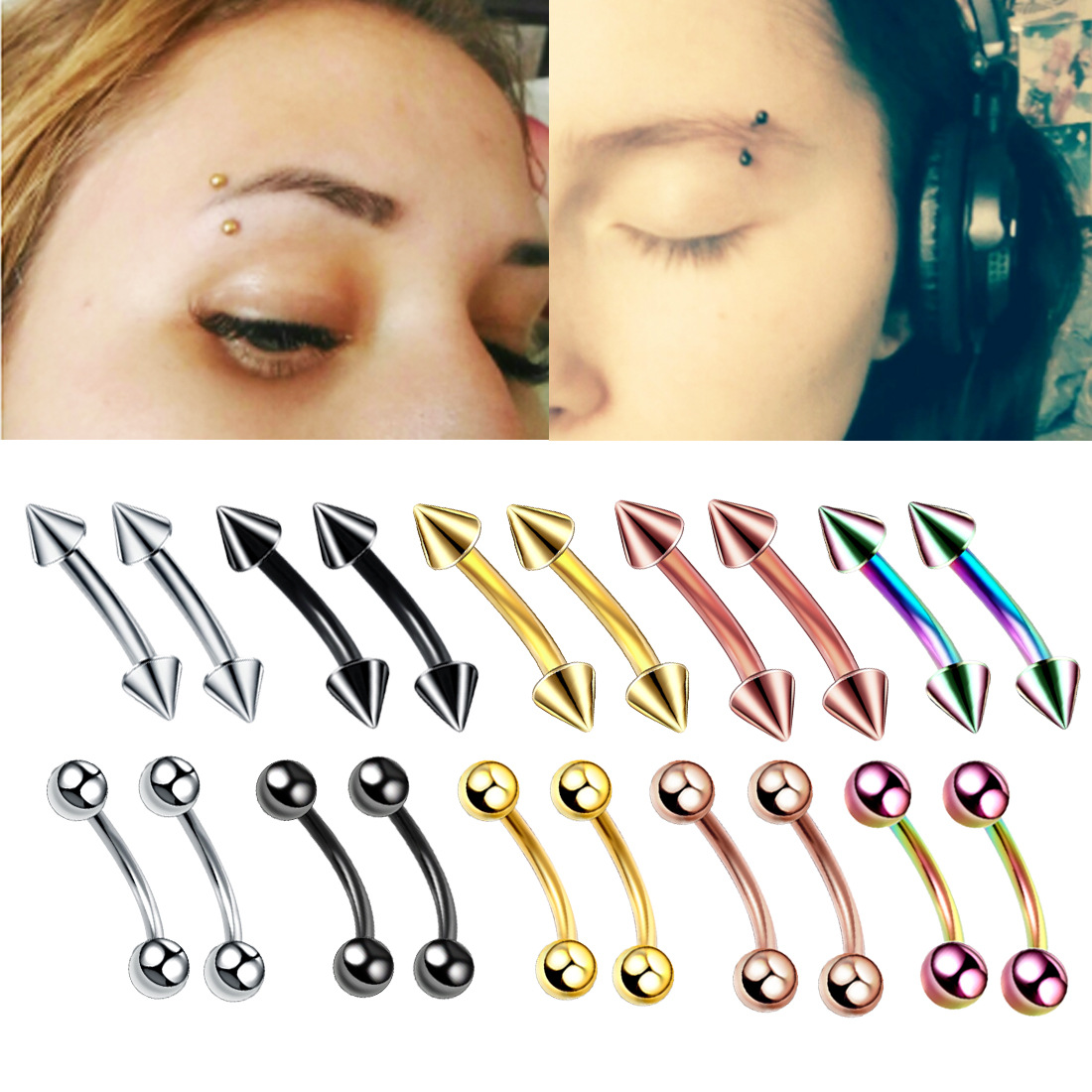 20 шт./набор, серьги-гвоздики  – обзор и цена Helix Cartilage Ring
