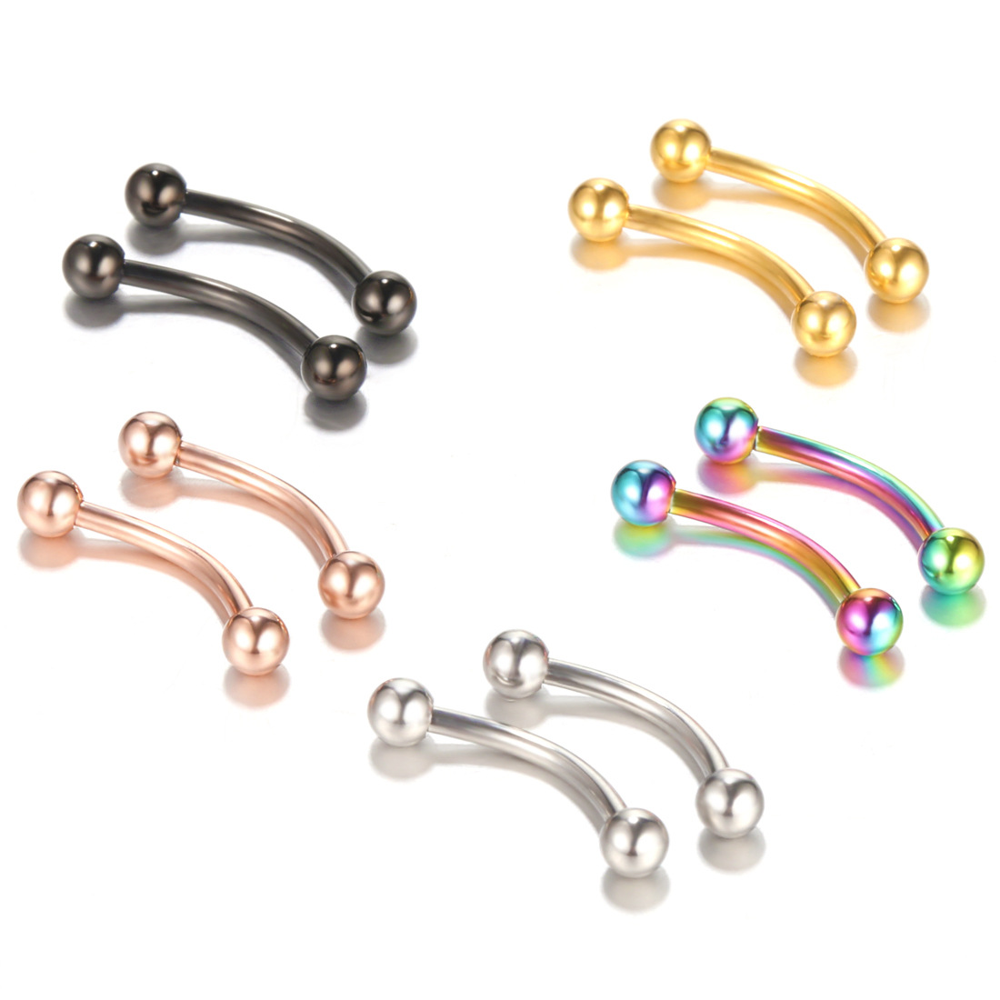 20 шт./набор, серьги-гвоздики  – обзор и цена Helix Cartilage Ring