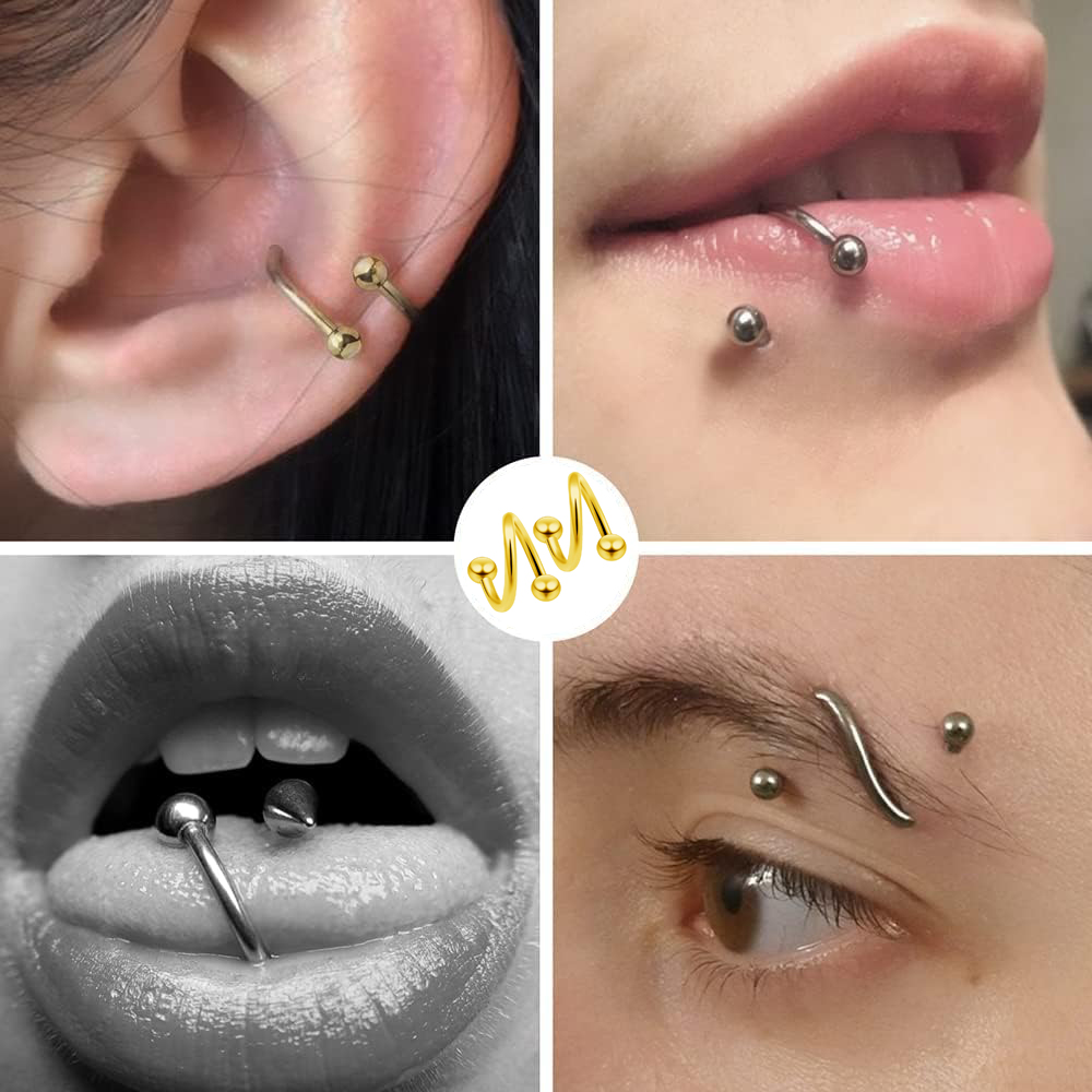 Женские спиральные серьги, юве – обзор и цена Body Jewelry Septum