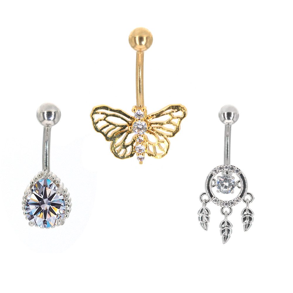 Женское кольцо для пупка с баб – обзор и цена Body Jewelry Brands