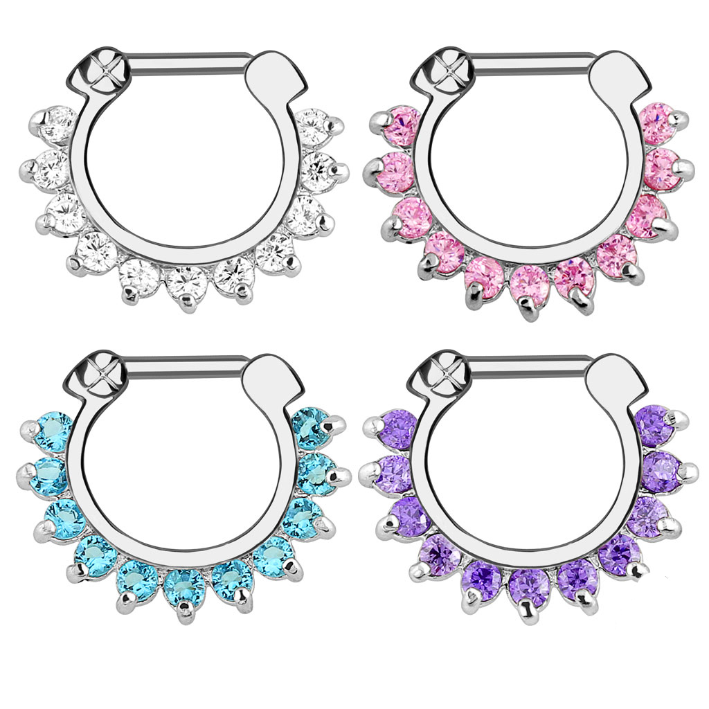 1 шт. кольцо-клипса для носа/с – обзор и цена Body Jewelry Septum