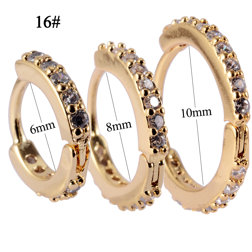 Кольцо для пирсинга с фианитом – обзор и цена Helix Cartilage Ring