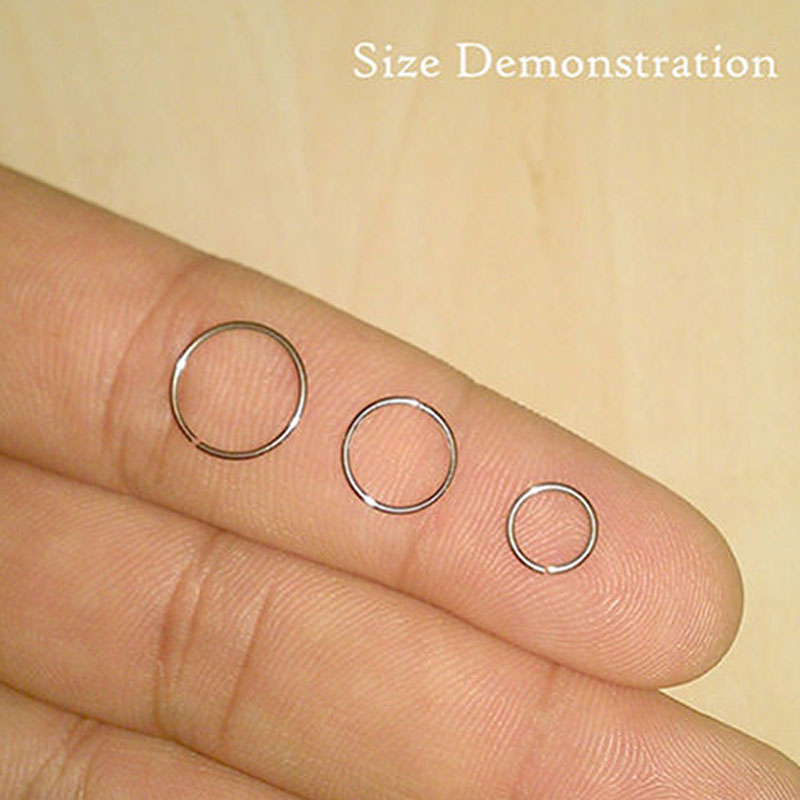 Женское кольцо для носа, сереб – обзор и цена Helix Cartilage Ring