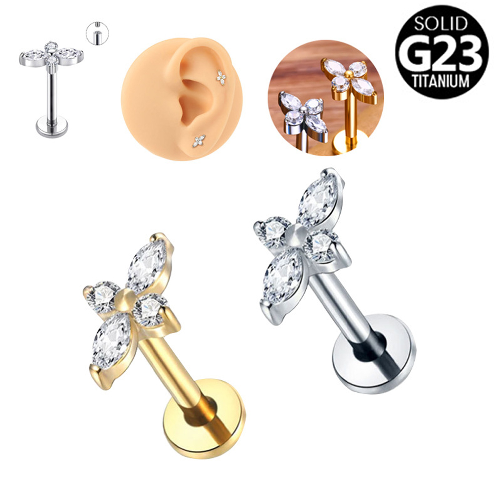 1 шт. титановый лабрет G23 для – обзор и цена Helix Cartilage Ring