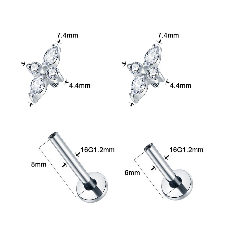 1 шт. титановый лабрет G23 для – обзор и цена Helix Cartilage Ring