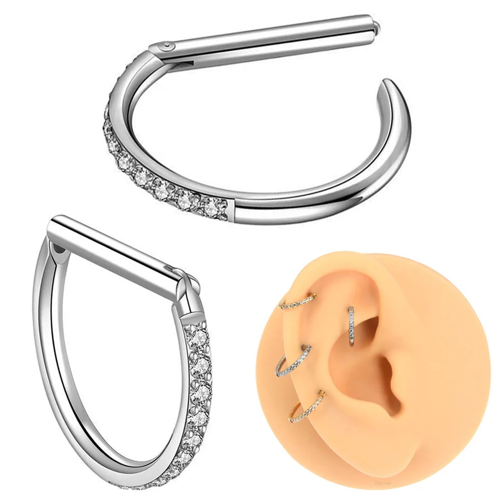 Однотонное титановое кольцо дл – обзор и цена Helix Cartilage Ring